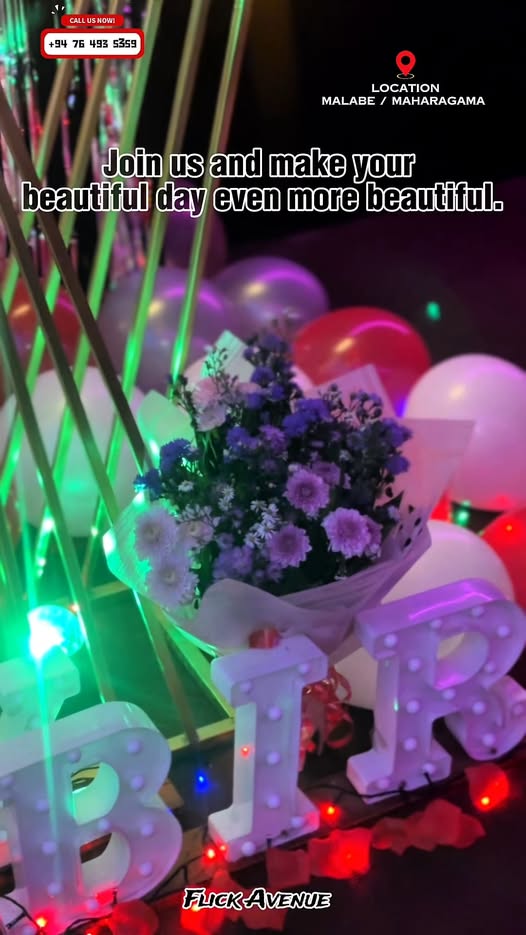 Flick Avenue celebration arrangement